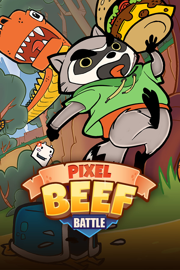 Steam portrait for Pixel Beef Battle.