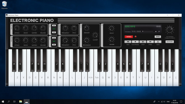 Electronic Piano game for windows Pc 1