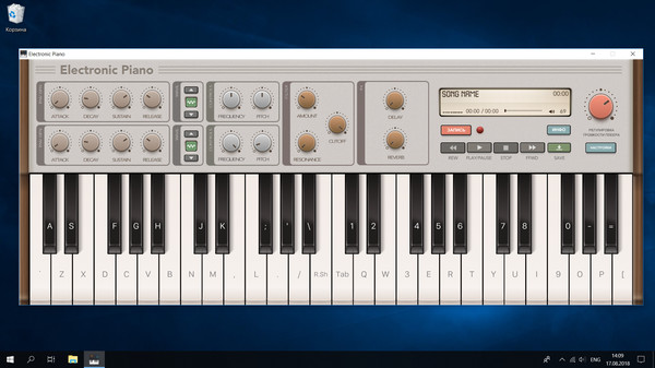 Скриншот из Electronic Piano