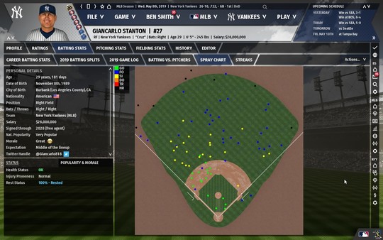 Скриншот из Out of the Park Baseball 20