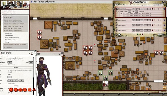 Скриншот из Fantasy Grounds - Pathfinder RPG - War for the Crown AP 1: Crownfall (PFRPG)