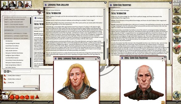 Скриншот из Fantasy Grounds - Pathfinder RPG - War for the Crown AP 1: Crownfall (PFRPG)