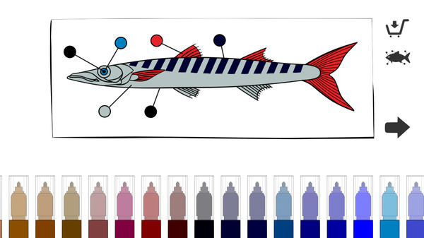 Скриншот из Hungry Games: Survive in a world of predatory fish Скриншот из Hungry Games: Survive in a world of predatory fish