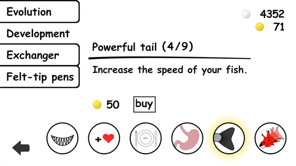 Скриншот из Hungry Games: Survive in a world of predatory fish Скриншот из Hungry Games: Survive in a world of predatory fish