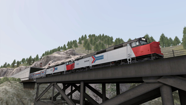 Скриншот из Train Simulator: Amtrak SDP40F Loco Add-On