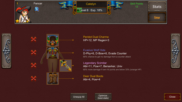 Tactics Maiden Remastered game for Linux 1