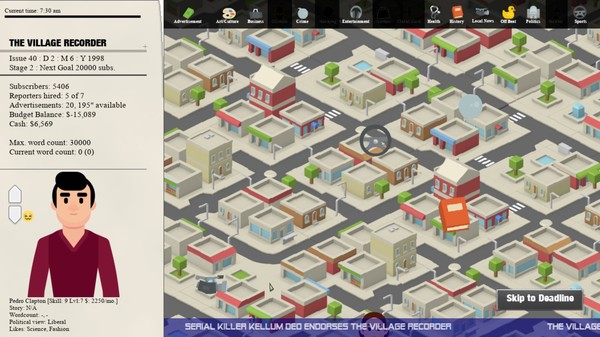 Above the Fold game for Linux 1