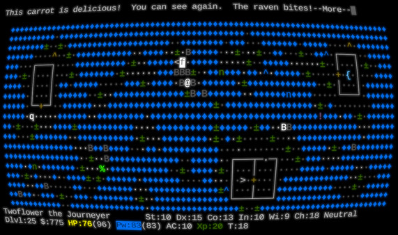 Скриншот из NetHack: Legacy Скриншот из NetHack: Legacy
