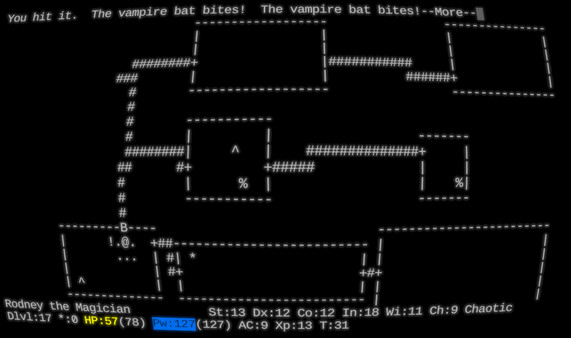 NetHack: Legacy minimum requirements