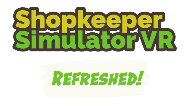 Shopkeeper Simulator VR: Refreshed Logo