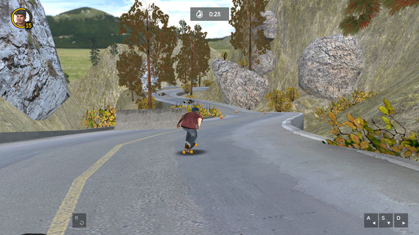 Longboard Stunts and Tricks game for windows Pc 1