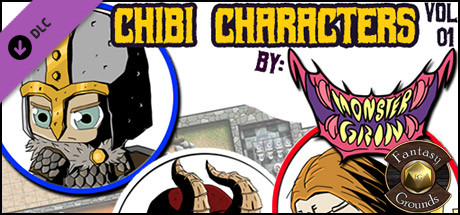 Fantasy Grounds - Chibi Characters Vol 1 (Token Pack)