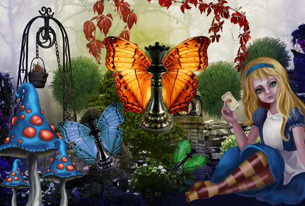 Alice's Adventures. Hidden Object PuzzlePicture_600