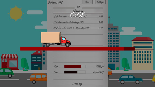 Скриншот из Delivery man simulator