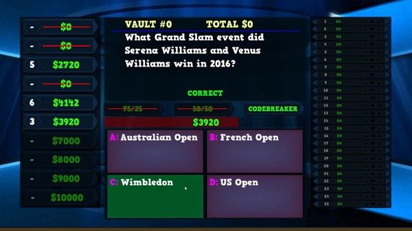 Скриншот из Trivia Vault: Tennis Trivia