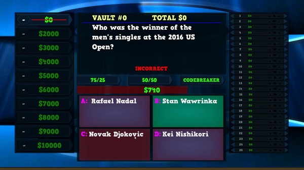 Trivia Vault: Tennis Trivia PC requirements