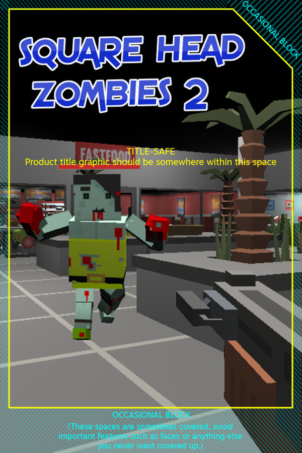Steam portrait for Square Head Zombies 2 - FPS Game.