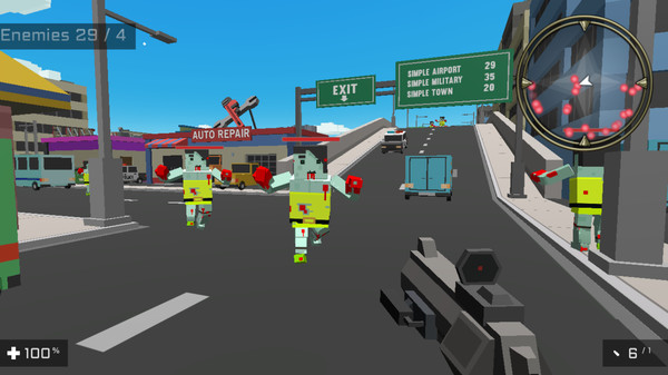 Скриншот из Square Head Zombies 2 - FPS Game