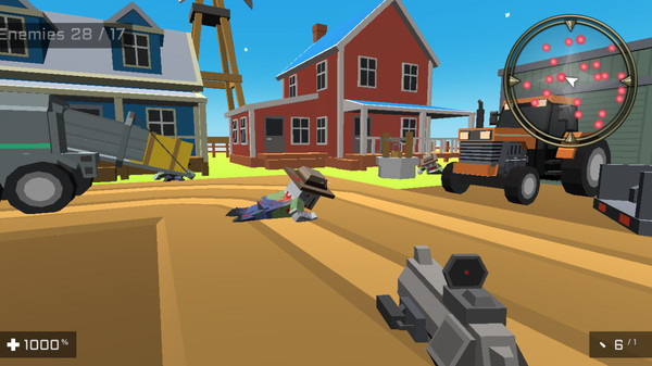 Скриншот из Square Head Zombies 2 - FPS Game