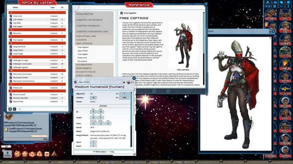 Скриншот из Fantasy Grounds - Starfinder RPG - Pact Worlds (SFRPG)