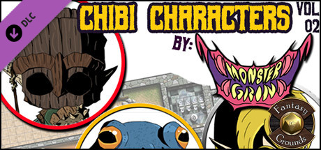 Fantasy Grounds - Chibi Characters Vol 2 (Token Pack)
