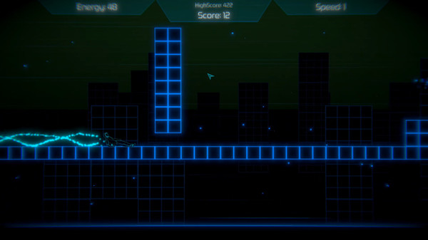 Neon Void Runner game for Linux 1