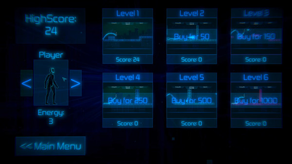 Скриншот из Neon Void Runner