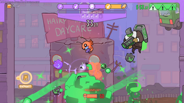 Screenshot of Alien Hominid Invasion