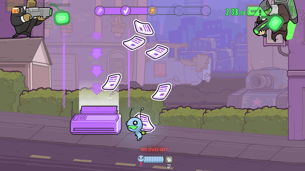 Screenshot of Alien Hominid Invasion