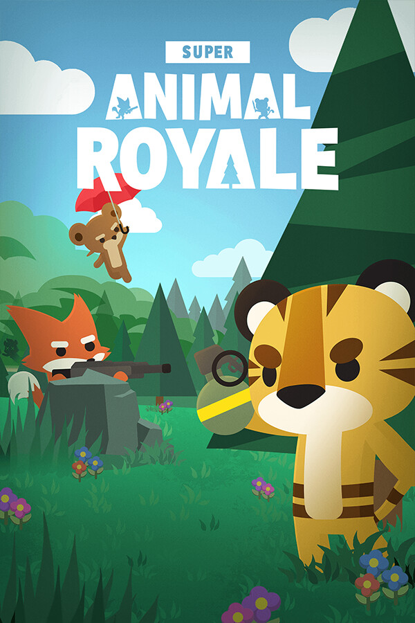 Steam portrait for Super Animal Royale.
