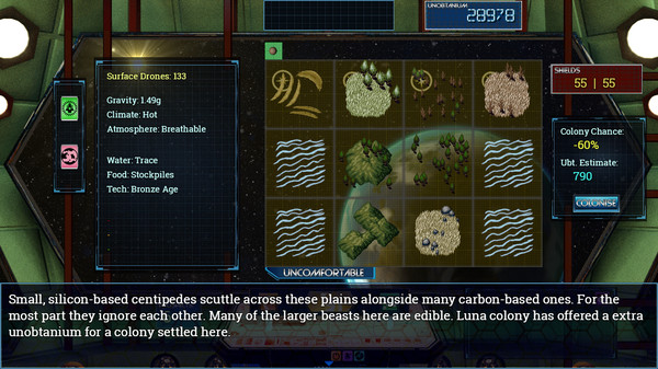 Colony Prospector game for Linux 1