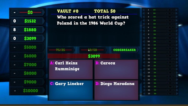 Trivia Vault: Soccer Trivia requirements