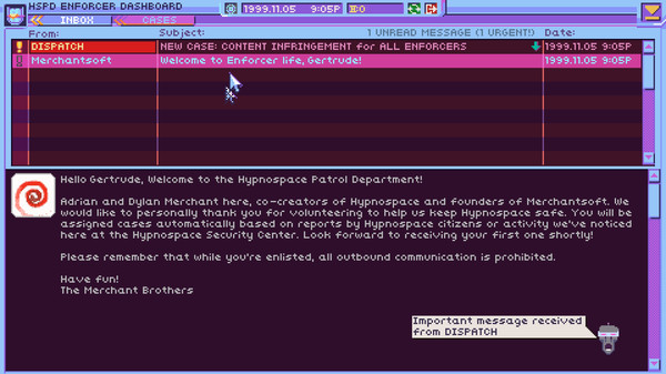 Hypnospace Outlaw recommended requirements