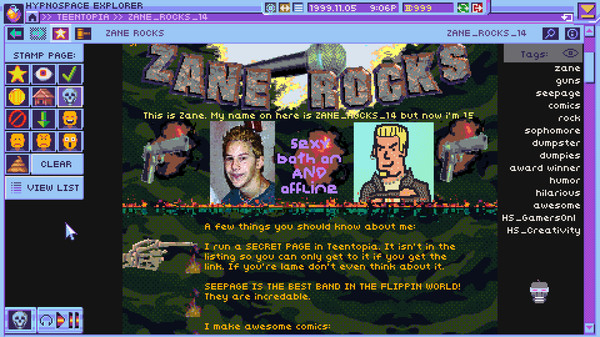 Hypnospace Outlaw game for Linux 1