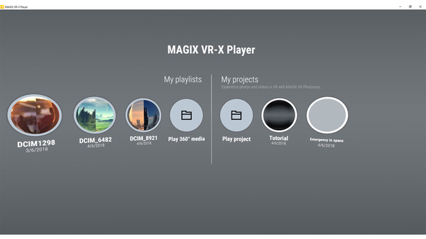 Скриншот из VR-X Player Steam Edition