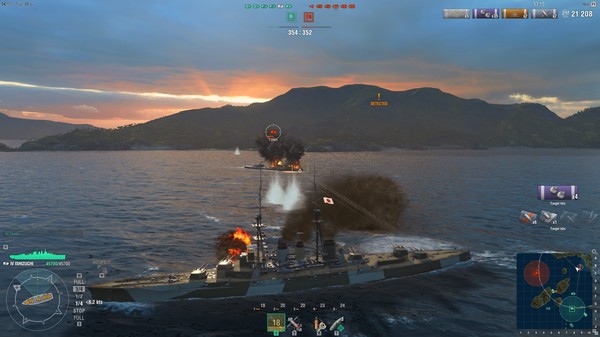 Скриншот из World of Warships — Starter Pack: Ishizuchi