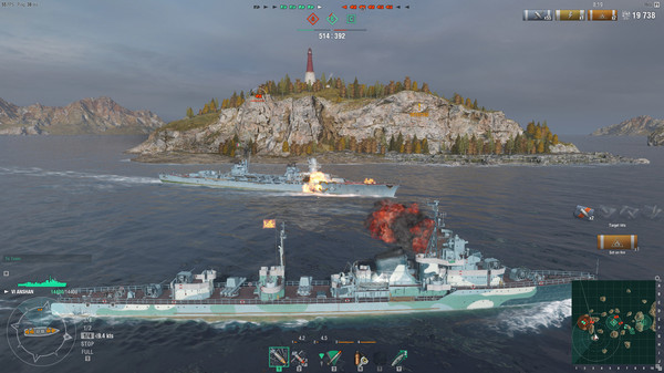 Скриншот из World of Warships — Anshan Pack