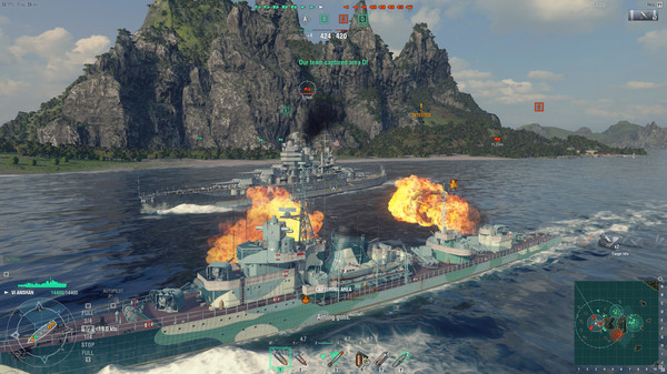 Скриншот из World of Warships — Anshan Pack