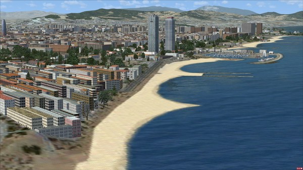 Скриншот из FSX Steam Edition: Barcelona Add-On