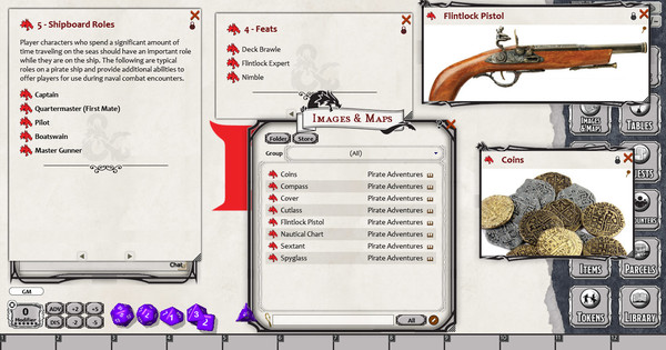 Скриншот из Fantasy Grounds - Pirate Adventurers (5E)