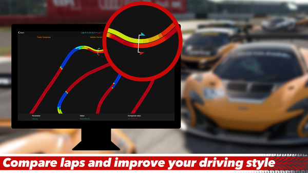 Скриншот из Sim Racing Telemetry