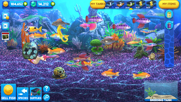 Скриншот из Fish Tycoon 2: Virtual Aquarium