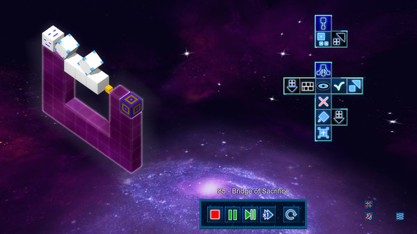 Скриншот из God is a Cube: Programming Robot Cubes
