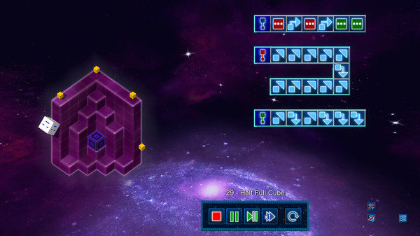 Скриншот из God is a Cube: Programming Robot Cubes