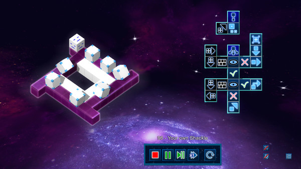 Скриншот из God is a Cube: Programming Robot Cubes