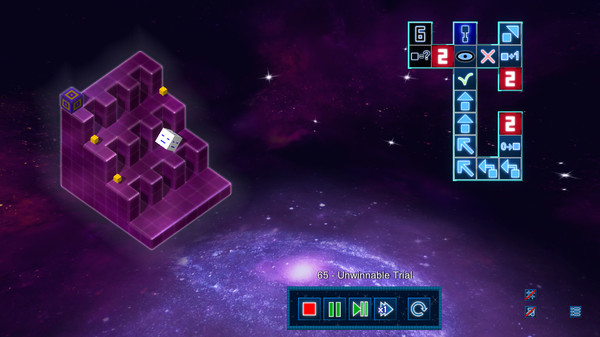 Скриншот из God is a Cube: Programming Robot Cubes