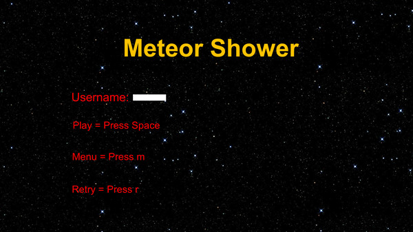 Скриншот из Meteor Shower