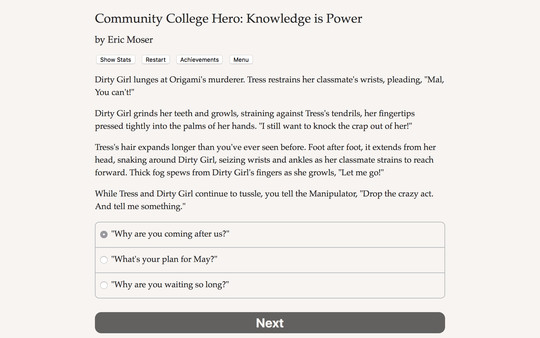 Community College Hero: Knowledge is Power minimum requirements