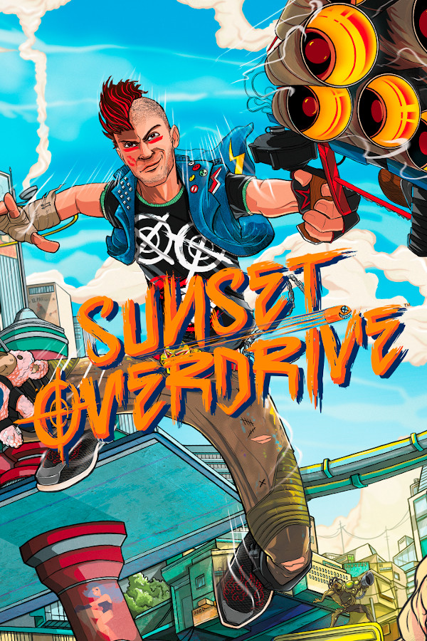 Steam portrait for Sunset Overdrive.