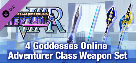 Megadimension Neptunia VIIR - 4 Goddesses Online Adventurer Class Weapon Set cover art